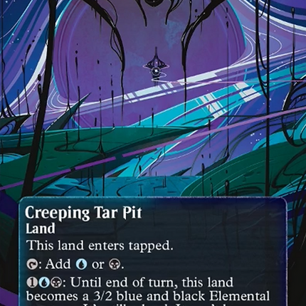 Creeping Tar Pit (0054) (Borderless) [Edge of Eternities: Stellar Sights]
