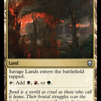 Savage Lands (Ripple Foil) [Modern Horizons 3 Commander]