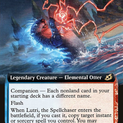 Lutri, the Spellchaser (Extended Art) [Ikoria: Lair of Behemoths]