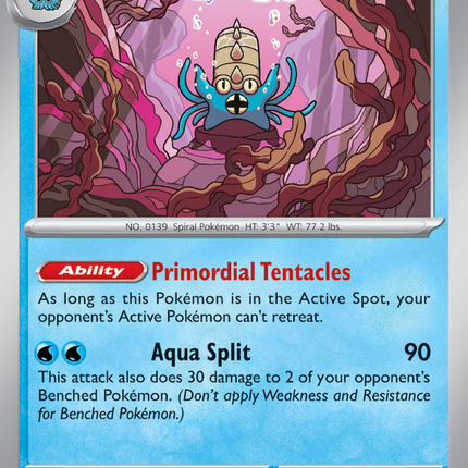 Omastar (139/165) [Scarlet & Violet 151]