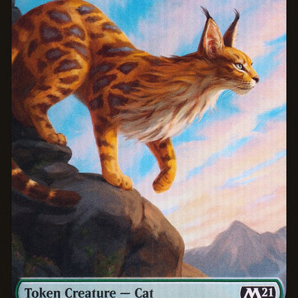 Beast // Cat (020) Double-Sided Token [Core Set 2021 Tokens]