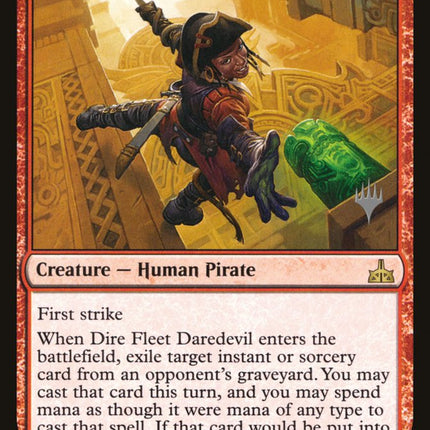 Dire Fleet Daredevil (Promo Pack) [Rivals of Ixalan Promos]