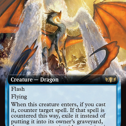 Transcendent Dragon (Extended Art) [Tarkir: Dragonstorm Commander]