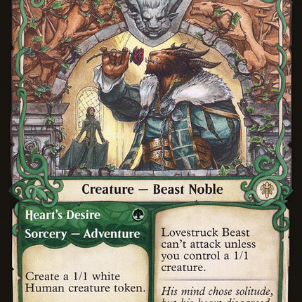 Lovestruck Beast // Heart's Desire (Showcase) [Throne of Eldraine]