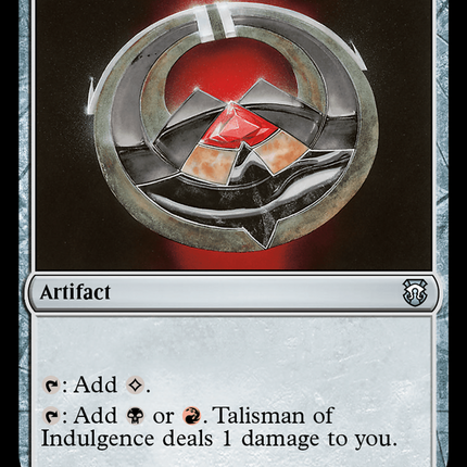 Talisman of Indulgence (Ripple Foil) [Modern Horizons 3 Commander]