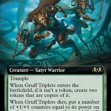 Gruff Triplets (Extended Art) [Wilds of Eldraine]