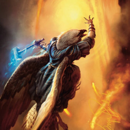 Battlewing Mystic Art Card (Gold-Stamped Signature) [Dominaria United Art Series]