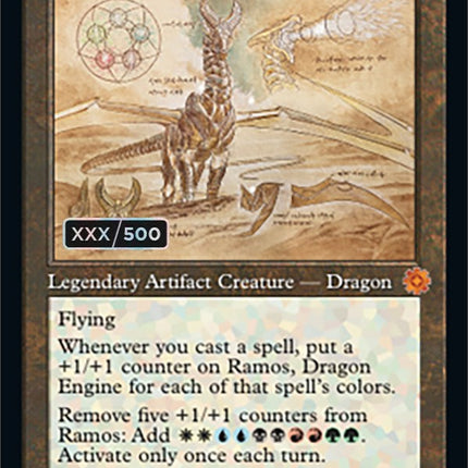 Ramos, Dragon Engine (Retro Schematic) (Serialized) [The Brothers' War Retro Artifacts]