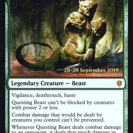 Questing Beast [Throne of Eldraine Prerelease Promos]