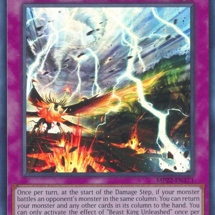 Beast King Unleashed [MP22-EN171] Super Rare