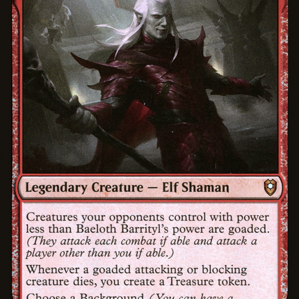 Baeloth Barrityl, Entertainer [The List]