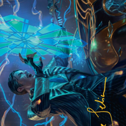 Brokers Veteran Art Card (Gold-Stamped Signature) [Streets of New Capenna Art Series]