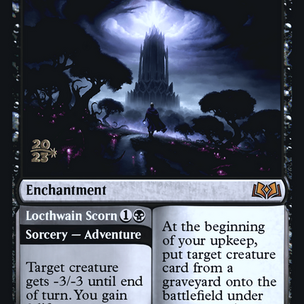Virtue of Persistence // Locthwain Scorn [Wilds of Eldraine Prerelease Promos]