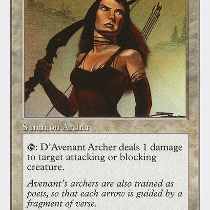 D'Avenant Archer [Fifth Edition]