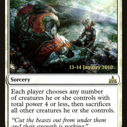 Slaughter the Strong [Rivals of Ixalan Prerelease Promos]