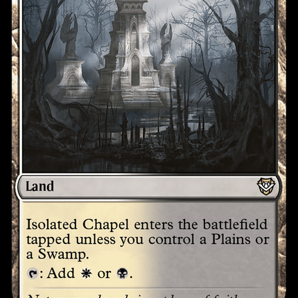 Isolated Chapel [Outlaws of Thunder Junction Commander]