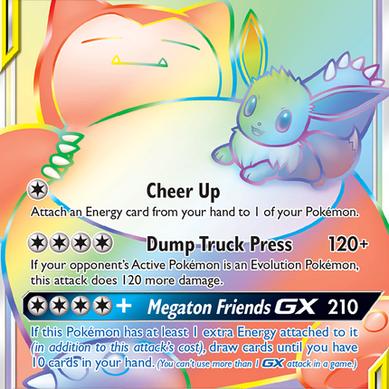 Eevee & Snorlax GX (191/181) [Sun & Moon: Team Up]