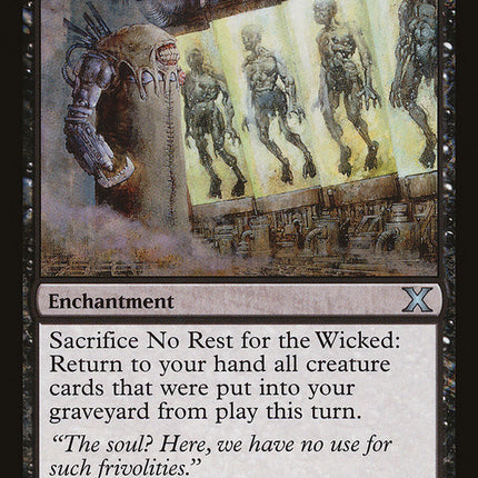 No Rest for the Wicked [Tenth Edition]