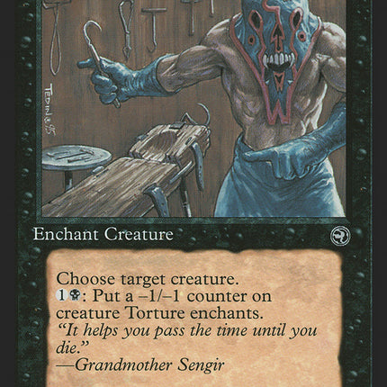 Torture (Grandmother Sengir Flavor Text) [Homelands]