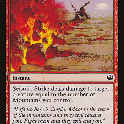 Seismic Strike [Duel Decks: Knights vs. Dragons]