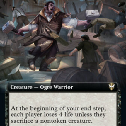 Bellowing Mauler (Extended Art) [Streets of New Capenna Commander]