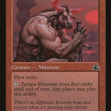 Zerapa Minotaur [Prophecy]