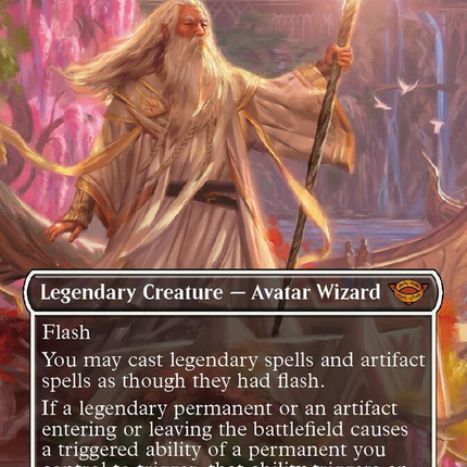 Gandalf the White (Borderless Alternate Art) [The Lord of the Rings: Tales of Middle-Earth]