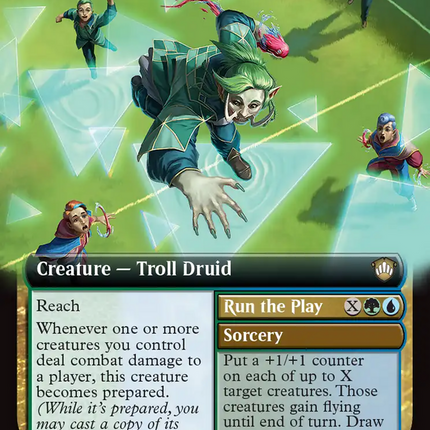 Striding Shotcaller (Extended Art) [Secrets of Strixhaven Commander]