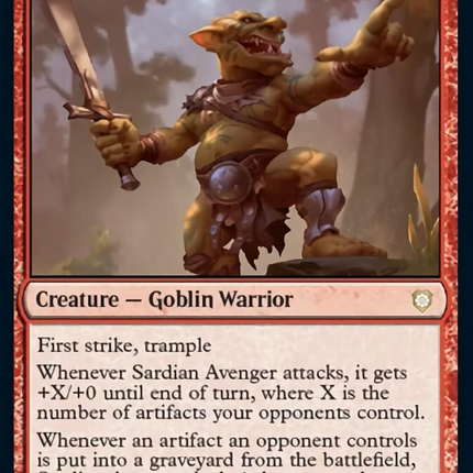 Sardian Avenger [The Brothers' War Commander]