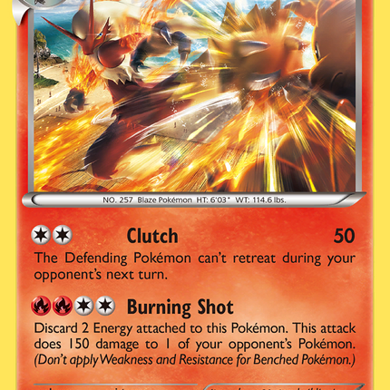 Blaziken (14/111) [XY: Furious Fists]