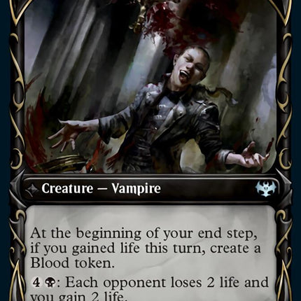 Restless Bloodseeker // Bloodsoaked Reveler (Showcase Fang Frame) [Innistrad: Crimson Vow]