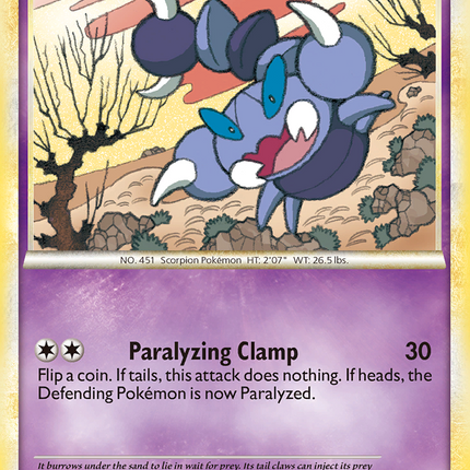 Skorupi (76/102) [HeartGold & SoulSilver: Triumphant]
