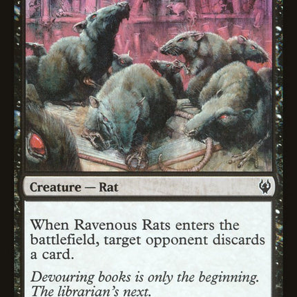Ravenous Rats [Duel Decks: Izzet vs. Golgari]