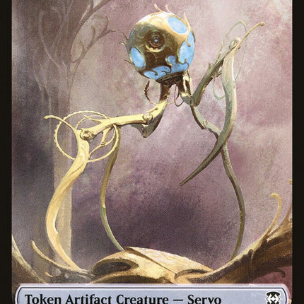 Elf Warrior // Servo Double-Sided Token [Kaldheim Commander Tokens]