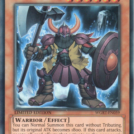 Dododo Warrior [WGRT-EN059] Super Rare