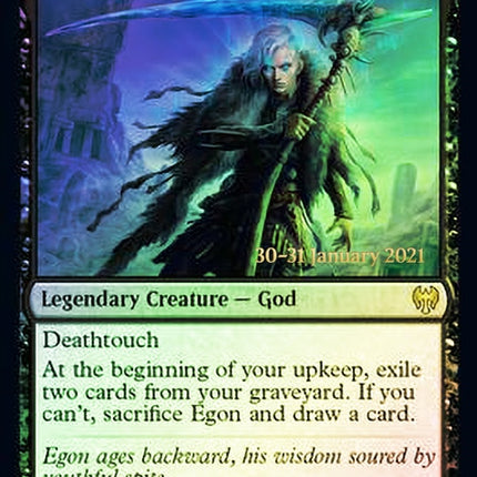 Egon, God of Death // Throne of Death [Kaldheim Prerelease Promos]