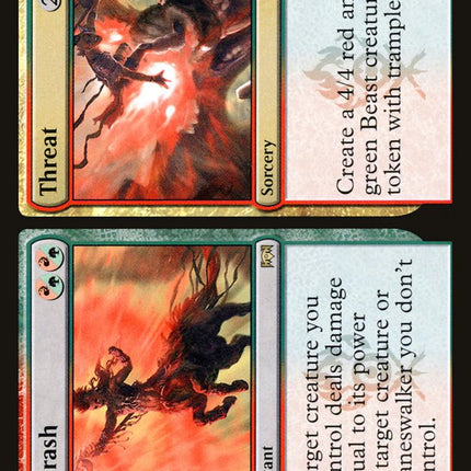 Thrash // Threat [Ravnica Allegiance]