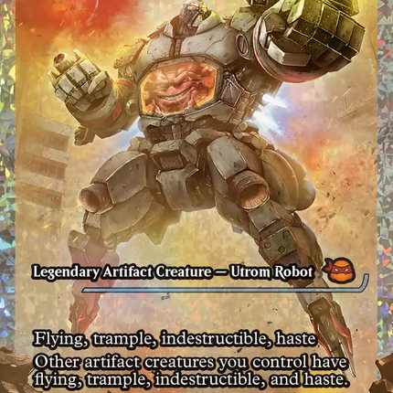 Krang, Utrom Warlord (Showcase) (Fracture Foil) [Teenage Mutant Ninja Turtles]