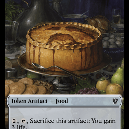 Clue // Food Double-Sided Token [Murders at Karlov Manor Commander Tokens]