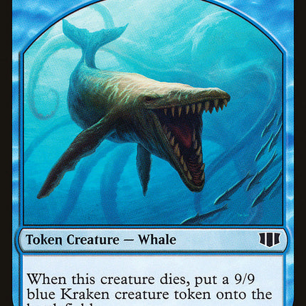 Whale // Zombie (011/036) Double-Sided Token [Commander 2014 Tokens]