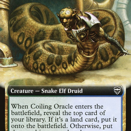 Coiling Oracle (Extended Art) [Commander Legends]
