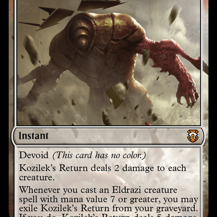Kozilek's Return (Ripple Foil) [Modern Horizons 3 Commander]