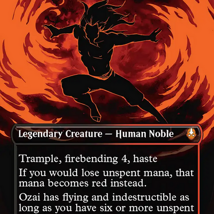 Ozai, the Phoenix King (0335) (Borderless) [Avatar: The Last Airbender]