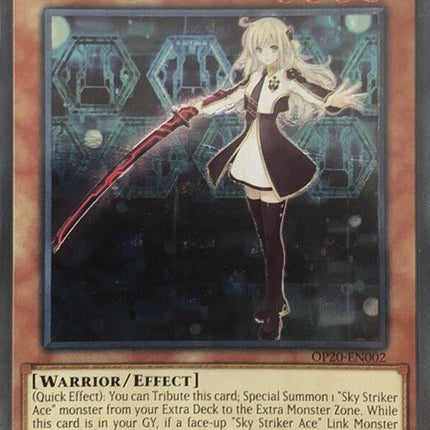 Sky Striker Ace - Raye [OP20-EN002] Ultimate Rare