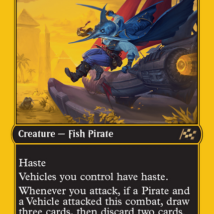 Fearless Swashbuckler (First-Place Foil) [Aetherdrift]