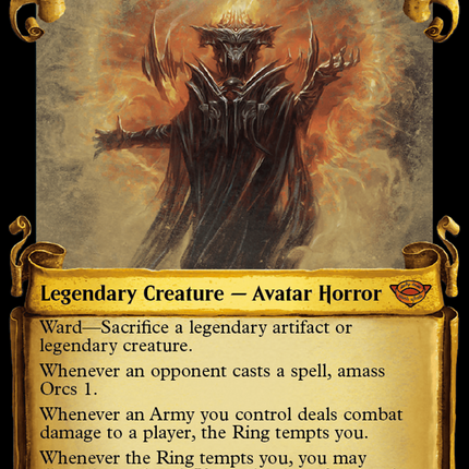 Sauron, the Dark Lord [The Lord of the Rings: Tales of Middle-Earth Showcase Scrolls]