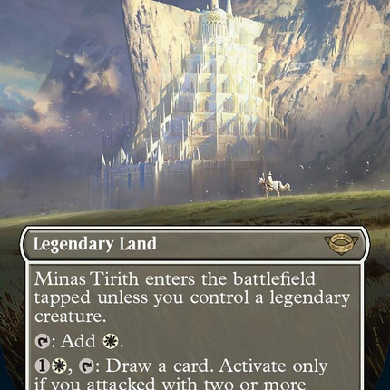 Minas Tirith (Borderless Alternate Art) (341) [The Lord of the Rings: Tales of Middle-Earth]