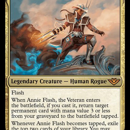 Annie Flash, the Veteran [Outlaws of Thunder Junction]