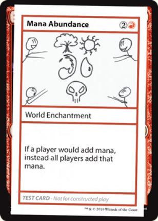 Mana Abundance (2021 Edition) [Mystery Booster Playtest Cards]