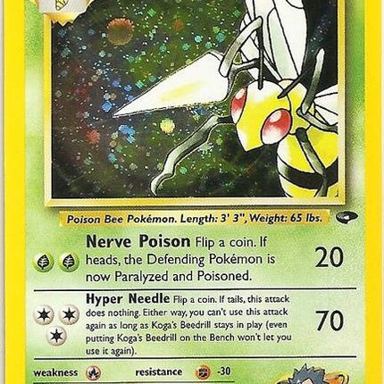 Koga's Beedrill (9/132) [Gym Challenge Unlimited]